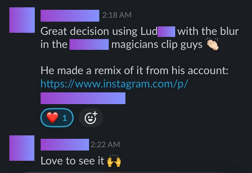 Client message: great decision, love to see it